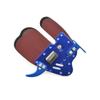 Archery Aluminum Finger Tab Archery Shooting Finger Guard Protection for Left and Right Hand (Blue, Left Hand) view 3