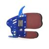Archery Aluminum Finger Tab Archery Shooting Finger Guard Protection for Left and Right Hand (Blue, Left Hand) view 4