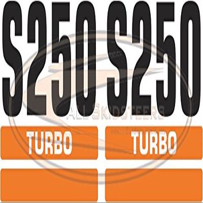 S250 Decal Sticker Set (Old Style) for Bobcat Skid Steers | Replaces OEM # 6732444