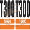 T300 Decal Sticker Set (Old Style) for Bobcat Skid Steers | Replaces OEM # 6733307 view 1