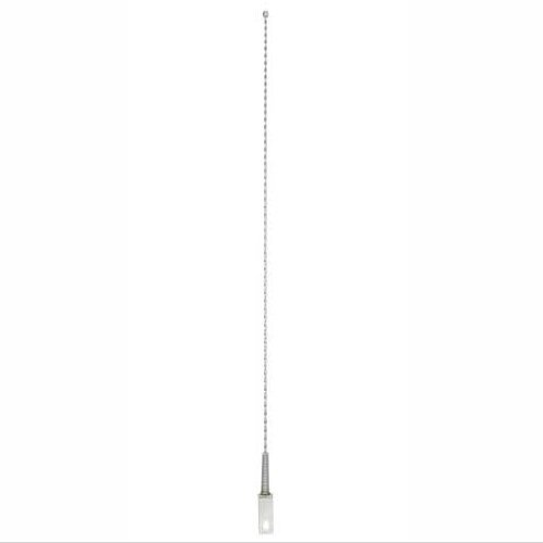 Alta Twisted Bicycle Antenna, Multiple Styles & Colors (Chrome (Twisted))