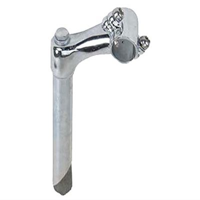 Alta Bicycle Classic 2-Screw 6" Stem, Multiple Sizes & Colors. (Chrome, 22.2mm)