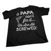 If Papa Can't Fix It We are All Screwed - Funny Papa Shirt for Men - Purple-4X view 4