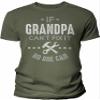 If Grandpa Can't Fix It No One Can - Funny Mens Graphic Tee Gift for Grandpa - 002A-Military-2X view 1