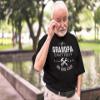 If Grandpa Can't Fix It No One Can - Funny Mens Graphic Tee Gift for Grandpa - 002A-Military-2X view 3