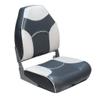 Deck Mate Economy High Back Folding Seat (Gray) view 1