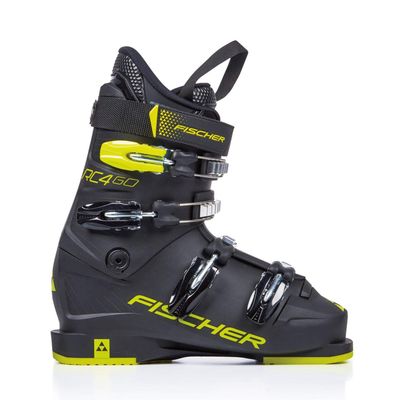 Fischer RC4 60 Jr. Thermoshape Ski Boots Kid's Sz 5.5 (23.5) Black/Black,U19118