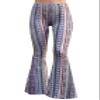 Daisy Del Sol High Waist Comfy Stretch Boho 70s Bell Bottom Fit to Flare Lounge Yoga Pants Indigo view 1