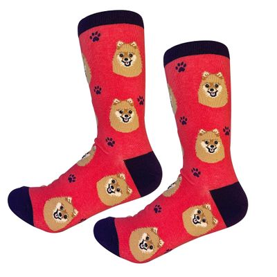 Pomeranian Dog Socks by E&S Pets