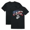 Flag Letter Tee, Marines, Black, XL view 2