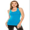 Kurve Womens Basic Tank Top - Seamless Lightweight Racerback Supersoft Camisole Stretchy Workout Athletic Yoga Top (Made in USA), Turquoise, X-Large/XX-Large view 4