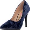 Penny Loves Kenny Women's Opus PL Shoe, Navy Crushed Velvet, 7 Wide US view 1