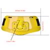 Tbest Fish Fighting Belt,Fishing Rod Wrist Strap Holder,Fishing Belt Rod Holder,Adjustable Fishing Waist Belts Rod Pole Holder Fighting Fish Tackle(Yellow) view 4