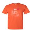 Day of The Dead Girl T-Shirt Skull Face Dia de Los Muertos Roses Mens Tee Shirt Orange Small view 1