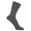 ZAKIRA Finest Combed Cotton Dress Socks in Plain Colours for Men, Women (Grey Melange) view 3
