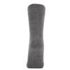 ZAKIRA Finest Combed Cotton Dress Socks in Plain Colours for Men, Women (Grey Melange) view 4