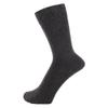 ZAKIRA Finest Combed Cotton Dress Socks in Plain Colours for Men, Women (Dark Grey Melange) view 1