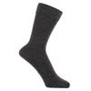 ZAKIRA Finest Combed Cotton Dress Socks in Plain Colours for Men, Women (Dark Grey Melange) view 3