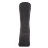 ZAKIRA Finest Combed Cotton Dress Socks in Plain Colours for Men, Women (Dark Grey Melange) view 4