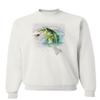 Tee Hunt Bass Fishing Sweatshirt Fisherman Camping Hobby Angler Lake River Sweater White Small view 1