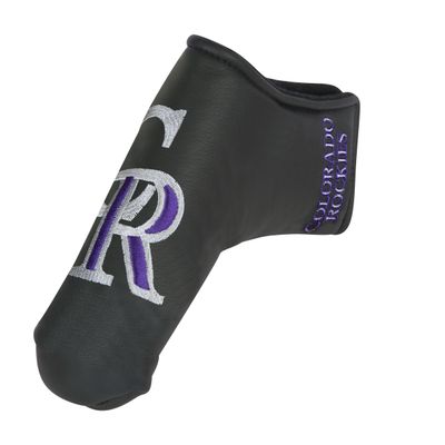 Team Effort MLB Colorado Rockies Black Blade Putter Coverblack Blade Putter Cover, NA