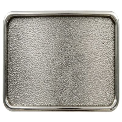 11738 Rectangular Buckle Blank Plain Buckle Fits 1-1/2"(38mm) Belt Strap (Nickel Plated)