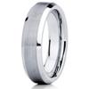Silly Kings 6mm Silver Tungsten Wedding Band Brush Tungsten Wedding Band Engagement Tungsten Ring (11) view 1