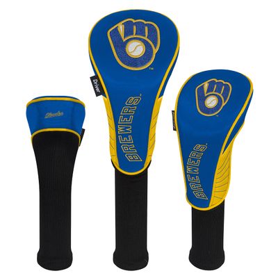 Team Effort Milwaukee Brewers Set of Three Headcovers