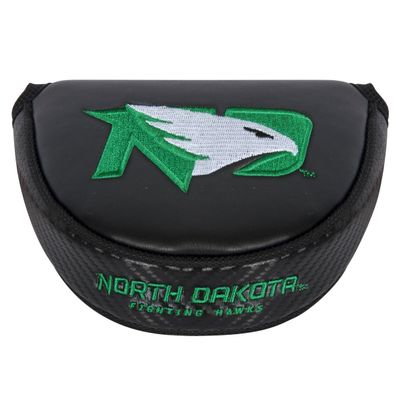 Team Effort North Dakota Fighting Hawks Mallet Putter Cover Black