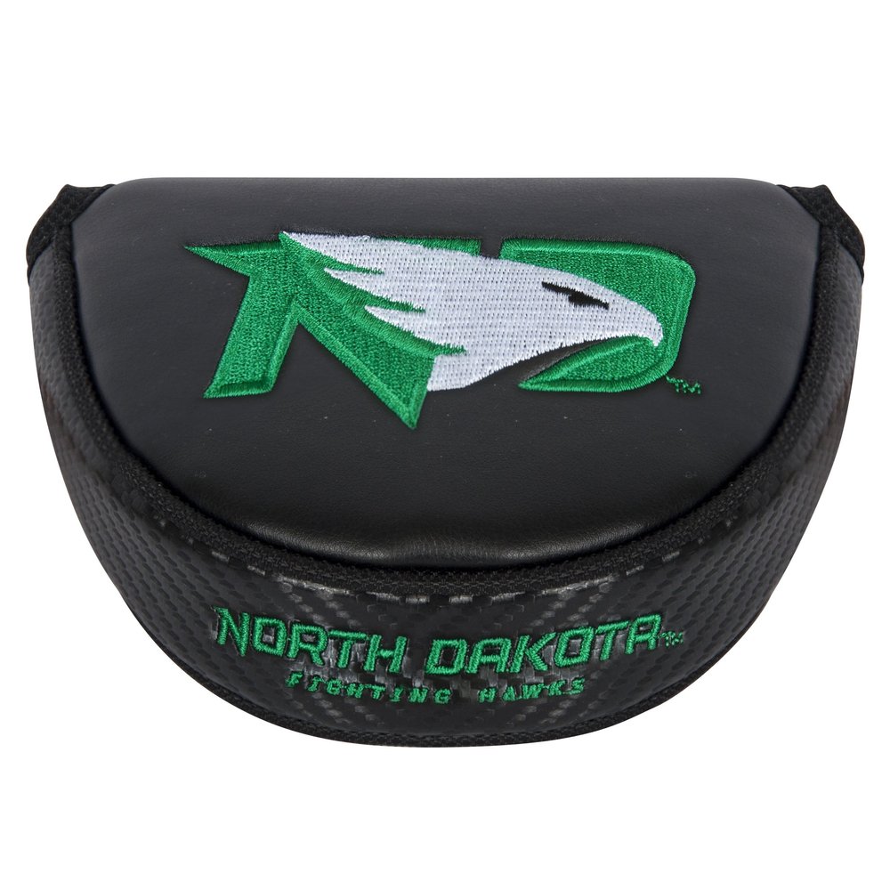 Team Effort North Dakota Fighting Hawks Mallet Putter Cover Black