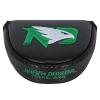 Team Effort North Dakota Fighting Hawks Mallet Putter Cover Black view 1