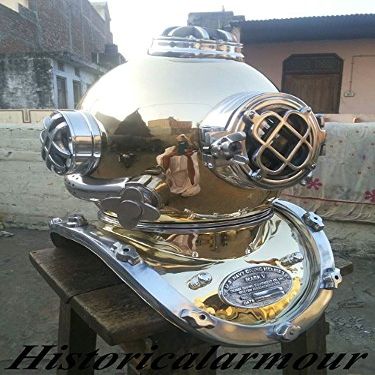 Arsh Nautical Antique brass Scuba Deep Diving Divers Helmet Mark V US Navy Vintage A