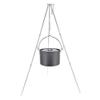 Cooking Campfire Foldable Tripod Camping Picnic Fire Oven Shelf Pot Pan Holder view 1