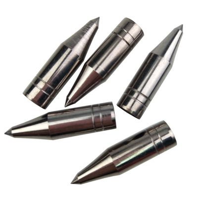 12 Pcs 5/16 Archery Glue on Field Points Archery Bullet Points Targeting Practice Tips for 8 mm Wood Bamboo Arrow (Type 4)