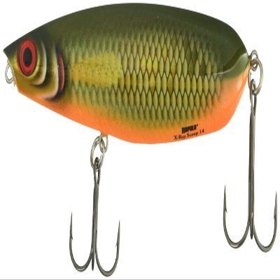 Rapala SCRR XRSCP14-SCRR Spoon, X-Wrap Scoop, 5.5 inches (14 cm), 2.4 oz (68 g), Scale Drawstring Lure