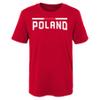 World Cup Soccer Poland Kids & Youth "penalty Kick" Tee, Red, Kids Medium(5-6) view 1