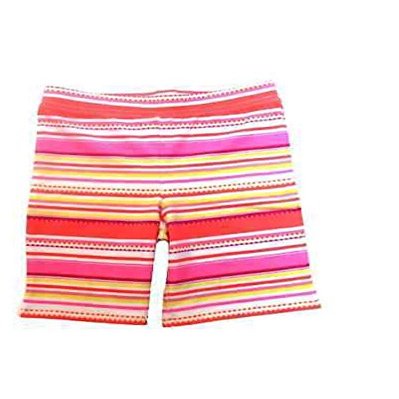 Toughskins Girls Bike Shorts Striped (Pink Stripes, S)