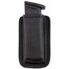 Leather Magazine Holder | Made in USA Sizes to fit virtually Any 9mm, .40, .45 or .380 Pistol Mag | Single or Double Stack | IWB or OWB | Relentless Tactical | Double Stack Black view 1