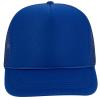 Otto Cap Youth 5 Panel High Crown Mesh Back Trucker Hat Polyester Foam Front view 2