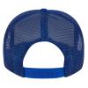 Otto Cap Youth 5 Panel High Crown Mesh Back Trucker Hat Polyester Foam Front view 3