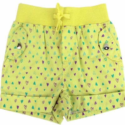 Toughskins Baby Girls Shorts Yellow