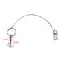 4 Pack Quick Release Pin 1/4" Diameter w/Drop Cam & Spring - Lanyard Prevents Loss, Full 316 Stainless Steel, Bimini Top Pin, Marine Hardware, Free Installation Screws view 3