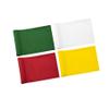 KINGTOP Blank Golf Flag 8x6 Inch - Mixed Color, 420D Nylon, Tube Inserted - Mini Practice Putting Green Flags for Yard, 4-Pack view 1