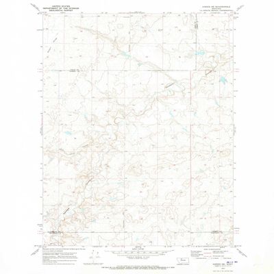 YellowMaps Knees NE MT topo map, 1:24000 Scale, 7.5 X 7.5 Minute, Historical, 1970, Updated 1973, 26.9 x 22 in - Tyvek