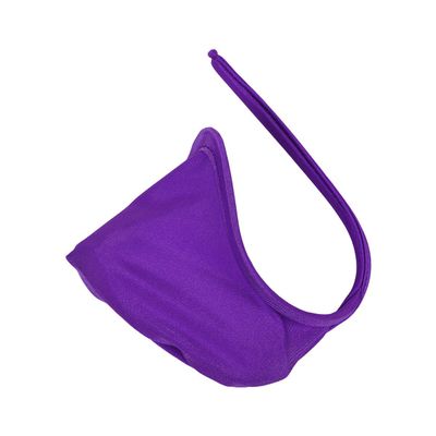 Alvivi Men's C-String Bulge Pouch Enhancer Thongs Panties Trunks Briefs Underwear Lingerie Purple One Size