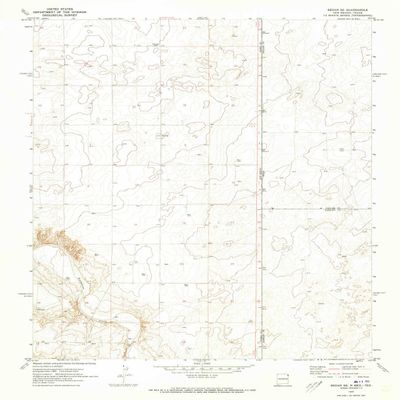 YellowMaps Sedan SE NM topo map, 1:24000 Scale, 7.5 X 7.5 Minute, Historical, 1970, Updated 1973, 26.9 x 21.8 in - Tyvek
