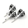 CUESOUL Dart Flights White with Pattern Design view 2