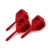 CUESOUL Dart Flights Red with Pattern Design view 2