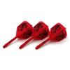 CUESOUL Dart Flights Red with Pattern Design view 3