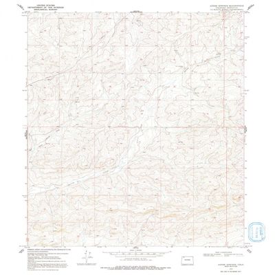 YellowMaps Adobe Springs CO topo map, 1:24000 Scale, 7.5 X 7.5 Minute, Historical, 1969, Updated 1992, 26.8 x 22 in - Tyvek